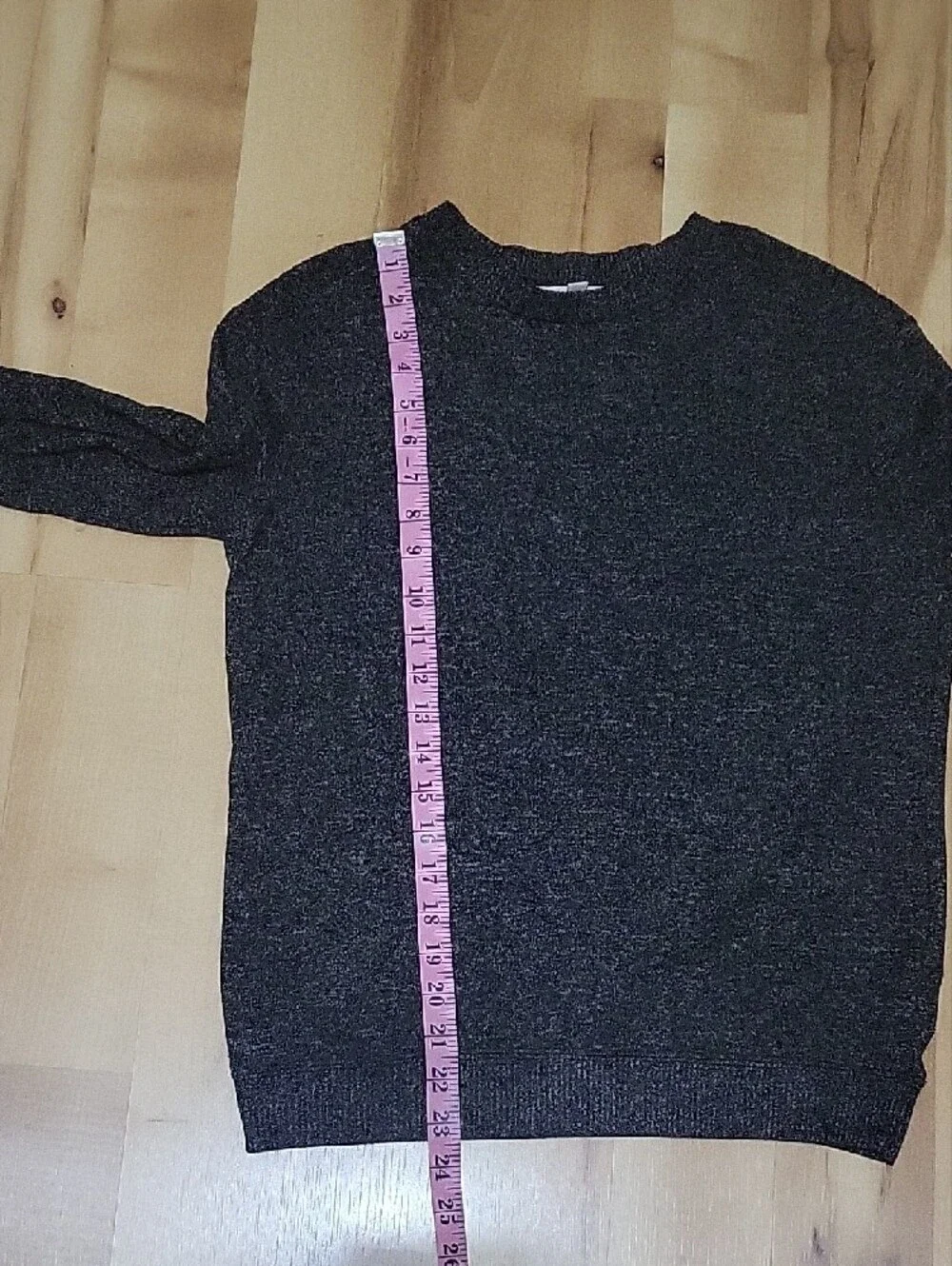 Philosophy Charcoal Black Crewneck Sweater Women’s Size Small